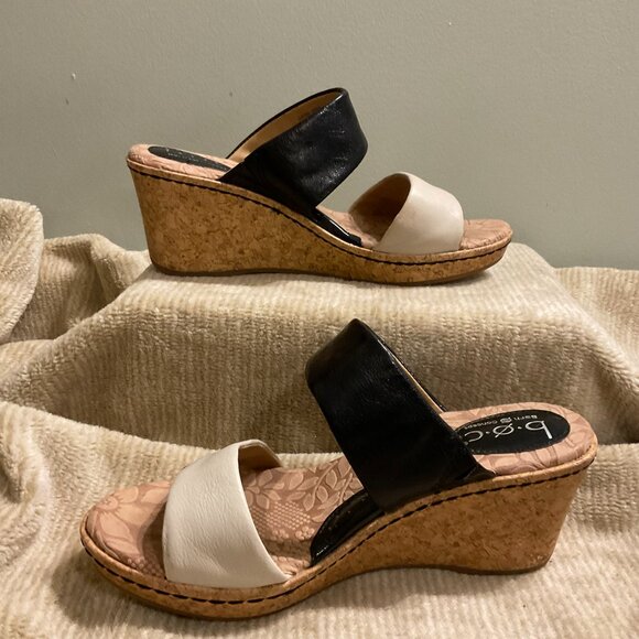 BOC  Cork Wedge Sandal Shoes - Picture 3 of 6